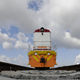 A new Kenya Railways locomotive which will be used to transport cargo freight using the new Mombasa to Nairobi Standard Gauge Railway (SGR) that had been constructed by the China Road and Bridge Corporation (CRBC) and was financed by Chinese government, is parked during an official flag off ceremony of the new cargo train by President Uhuru Kenyatta (not pictured) at port reitz in Mombasa, Kenya, 30 May 2017. The newly constructed SGR is expected to enhance business between the two cities by providing fast and affordable means of transportation.